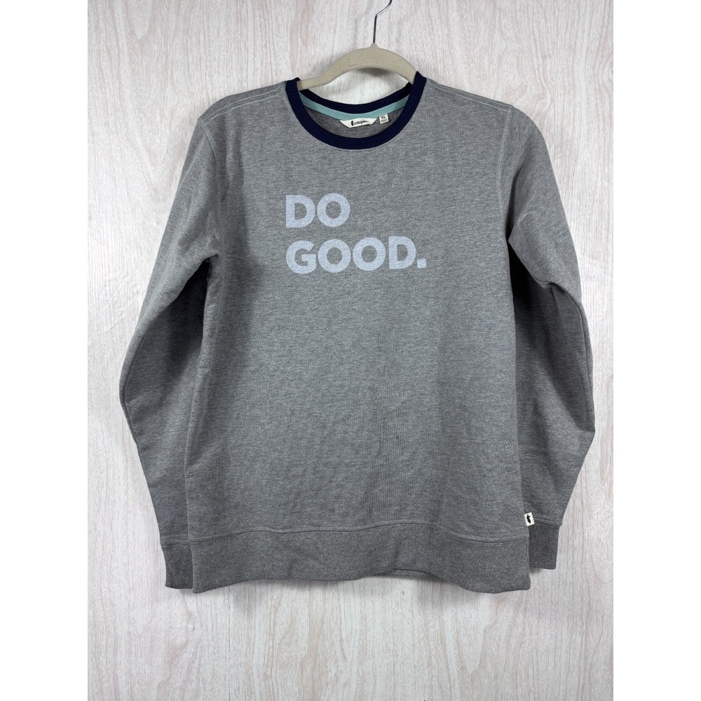 Cotopaxi Do Good Crew Sweatshirt XL Gray Ethical Outdoors Cozy Casual Athleisure